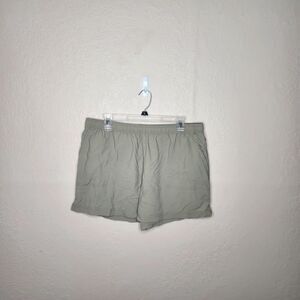 Columbia Sandy River Women’s Nylon Pull On Shorts Drawstring Brown Size XL